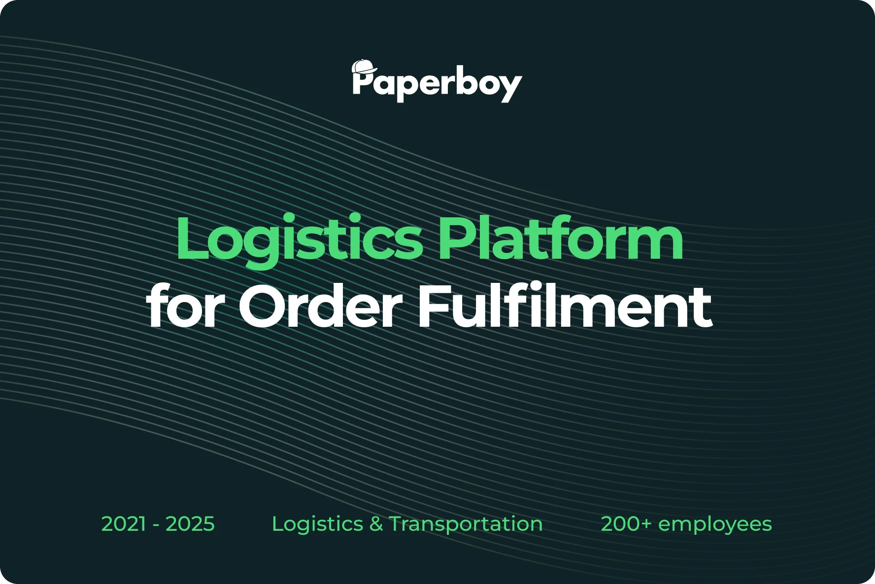 Paperboy Logistics Platform for order fulfilment by Webchefs